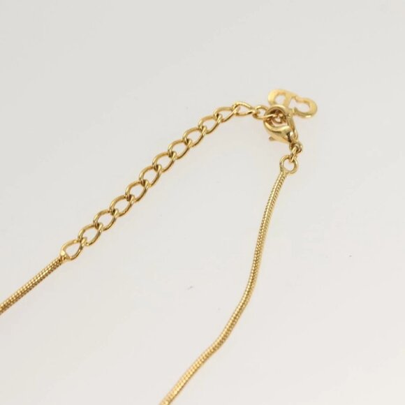 Christian Dior Necklace metal Gold Auth SW950 - Picture 15 of 16